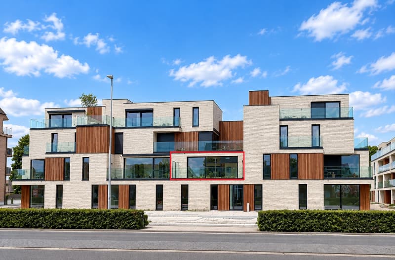Prachtig energiezuinig nieuwbouwappartement met zonnig terras in hartje Lochristi